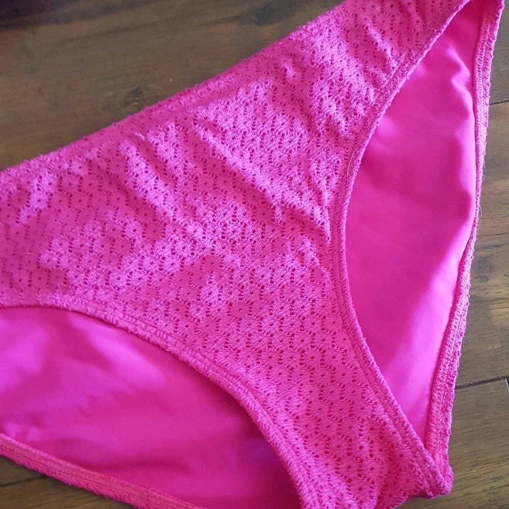 Thakoon‎ for Target Pink Abstract Floral Triangle Bikini Set Small